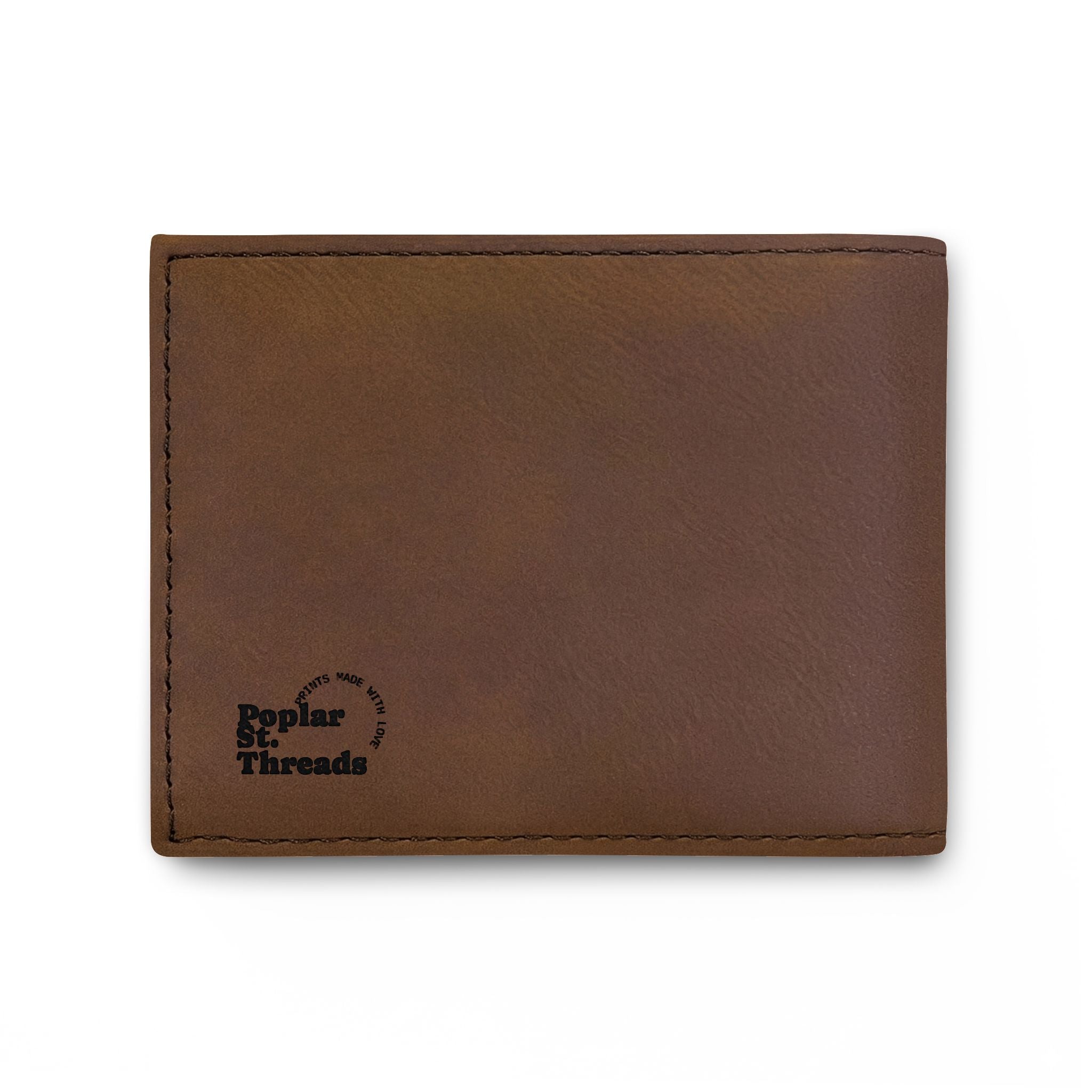 Catfish Leather Bi-Fold Wallet — Slim Flip Wallet for Fishermen