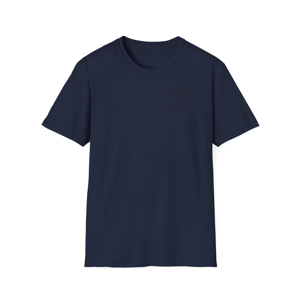 Retro Script T-Shirt — "Poplar St Threads" Graphic Tee