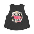 Boss Mode Activated Crop Top — Motivational Women's Cropped Tank