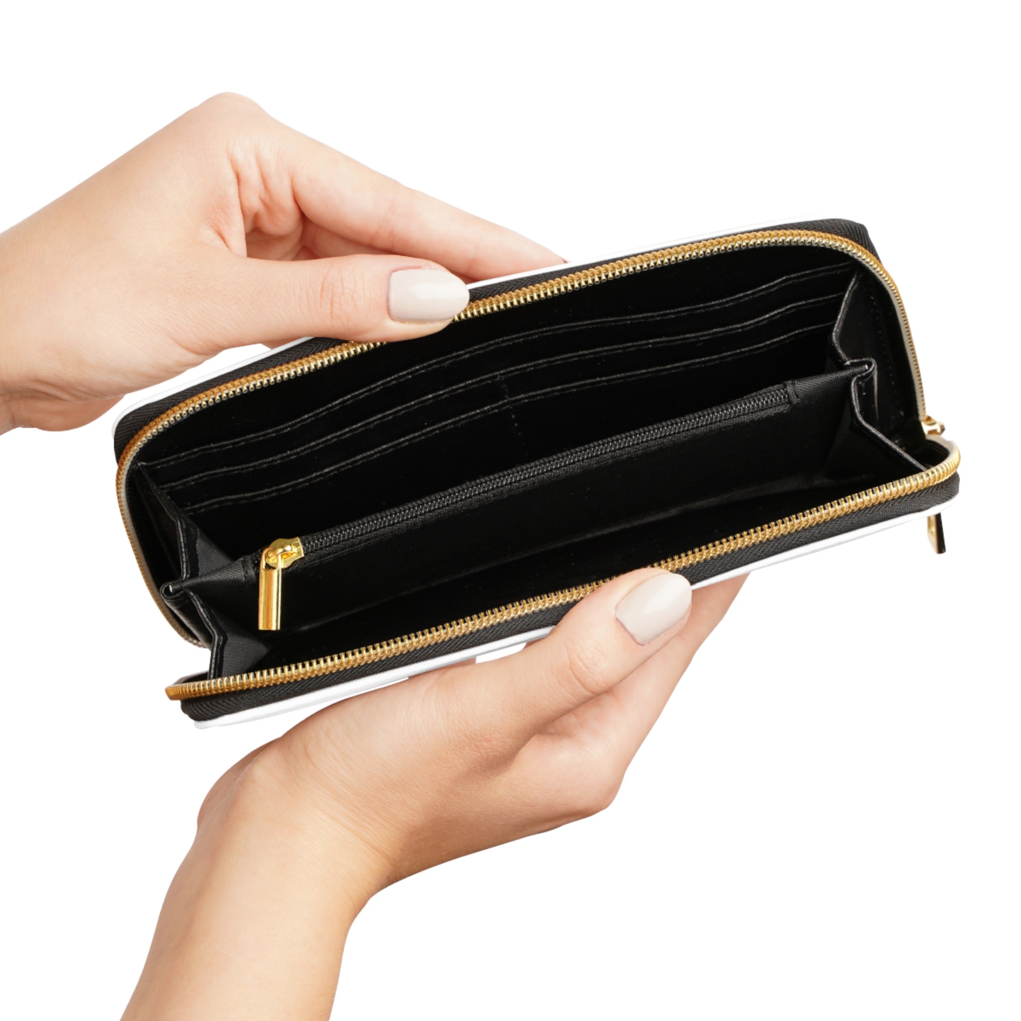 God Over All Things Zipper Wallet — GOAT Faith Wallet with Cross & Heart Design
