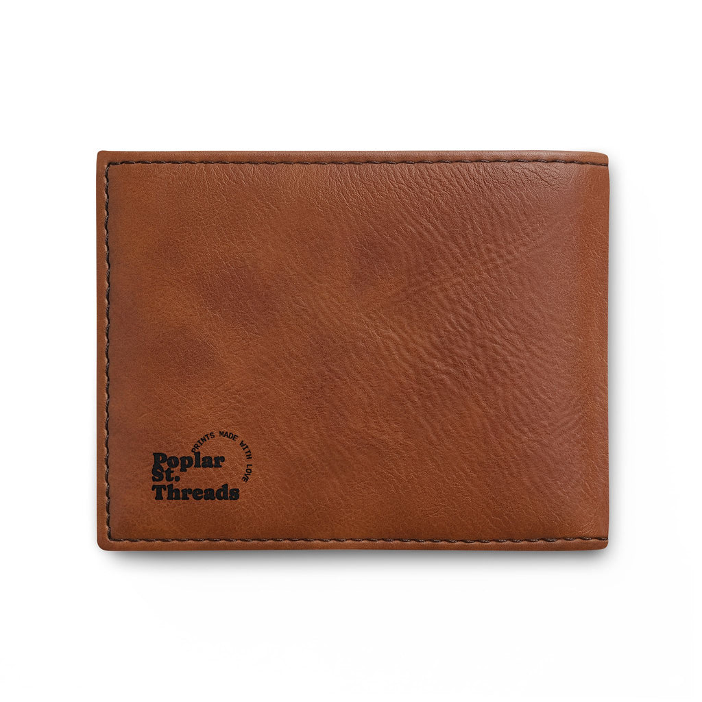Bi-Fold Wallet – "Holy with a Hint of Hood" Leather Card Wallet