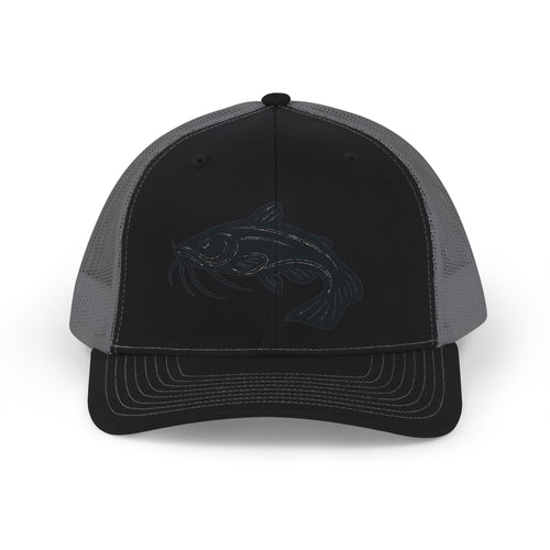 Catfish Trucker Cap — Fishing Snapback Hat