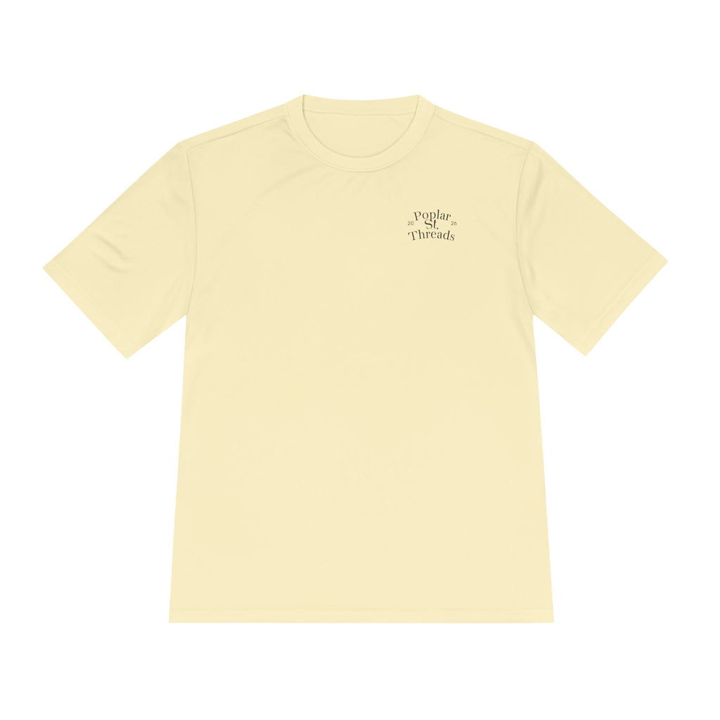 Graphic Tee — "I Can’t, But I Know a Guy" Nail Cross Design