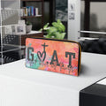 God Over All Things Zipper Wallet — GOAT Christian Faith Wallet