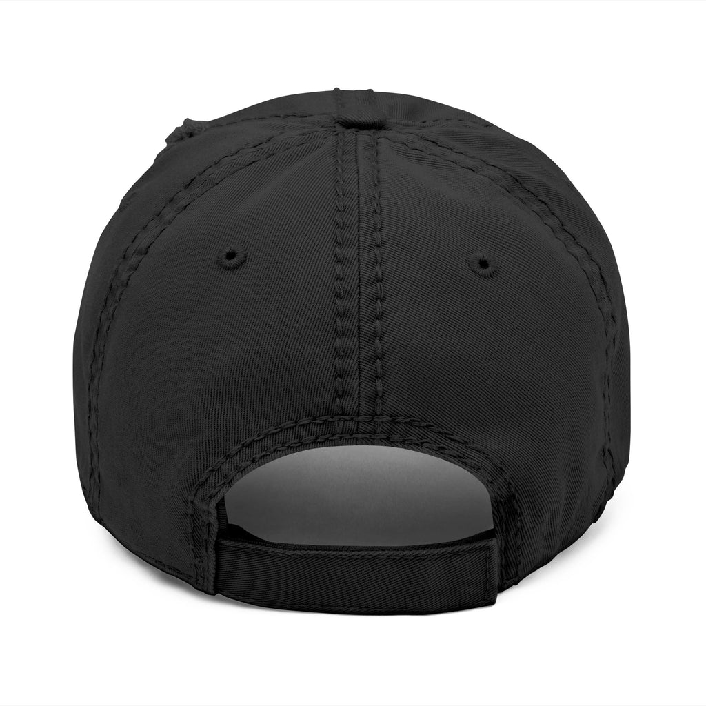 Distressed Embroidered Dad Hat — "Popular St Threads" Vintage Baseball Cap