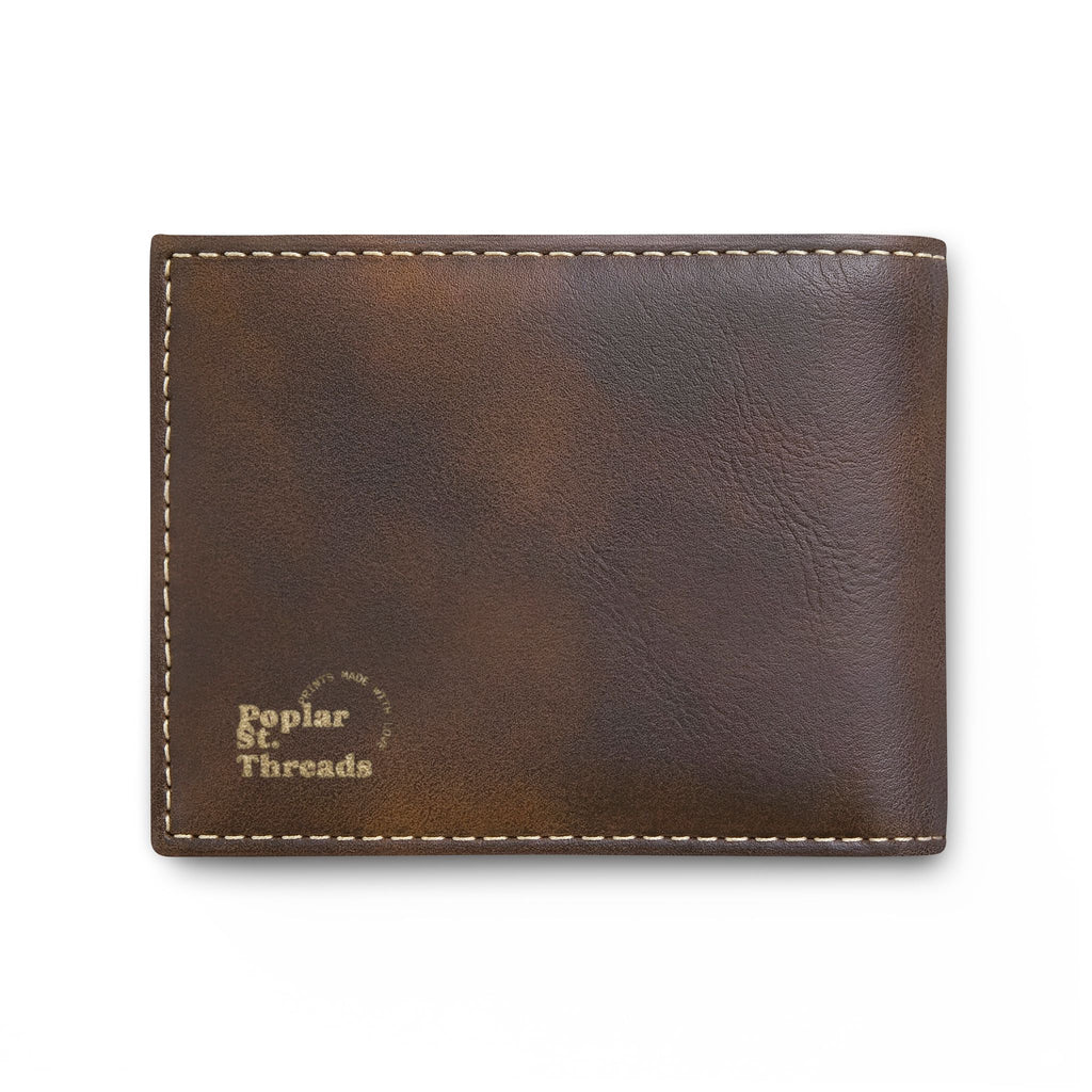 Bi-Fold Wallet – "Holy with a Hint of Hood" Leather Card Wallet