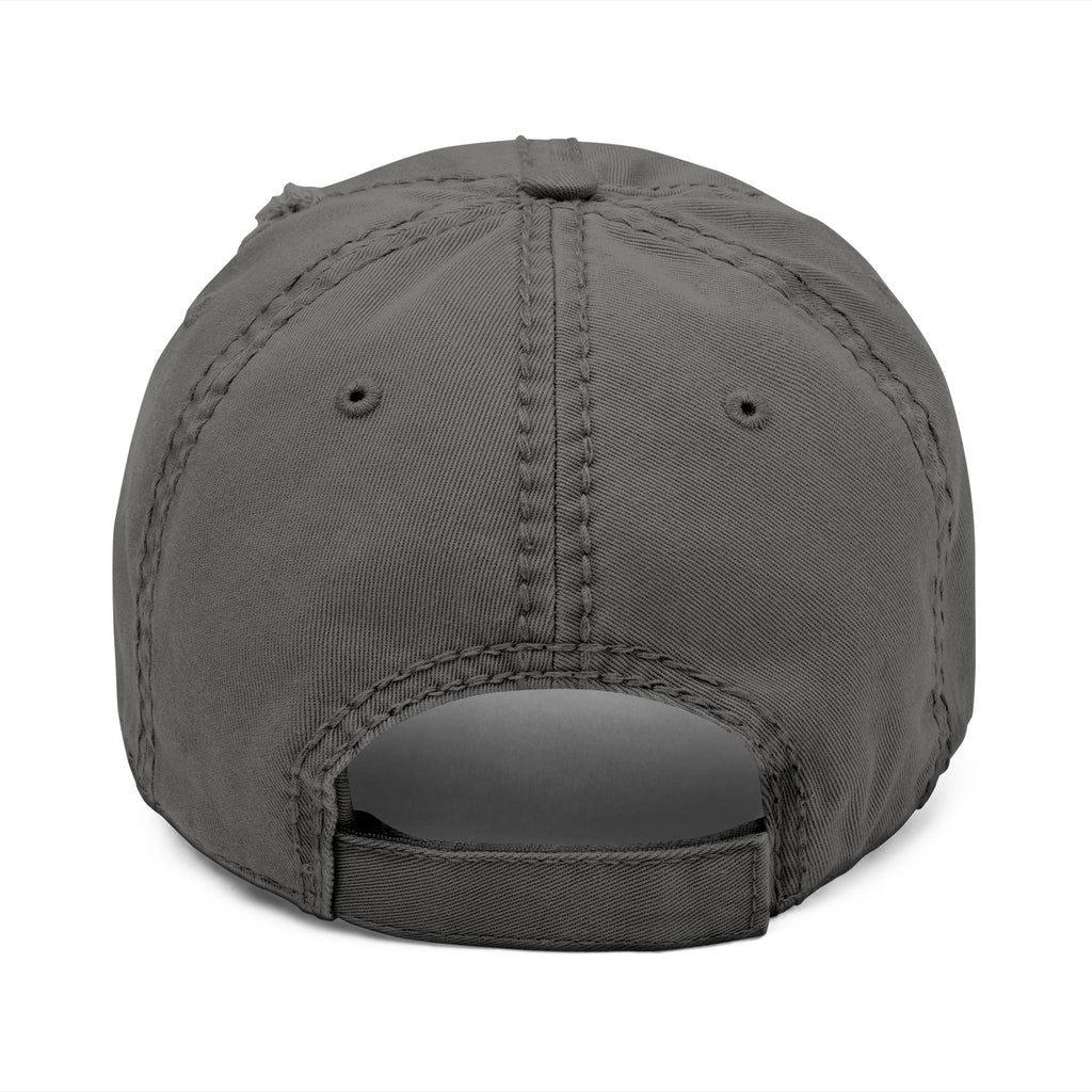 Distressed Embroidered Dad Hat — "Popular St Threads" Vintage Baseball Cap