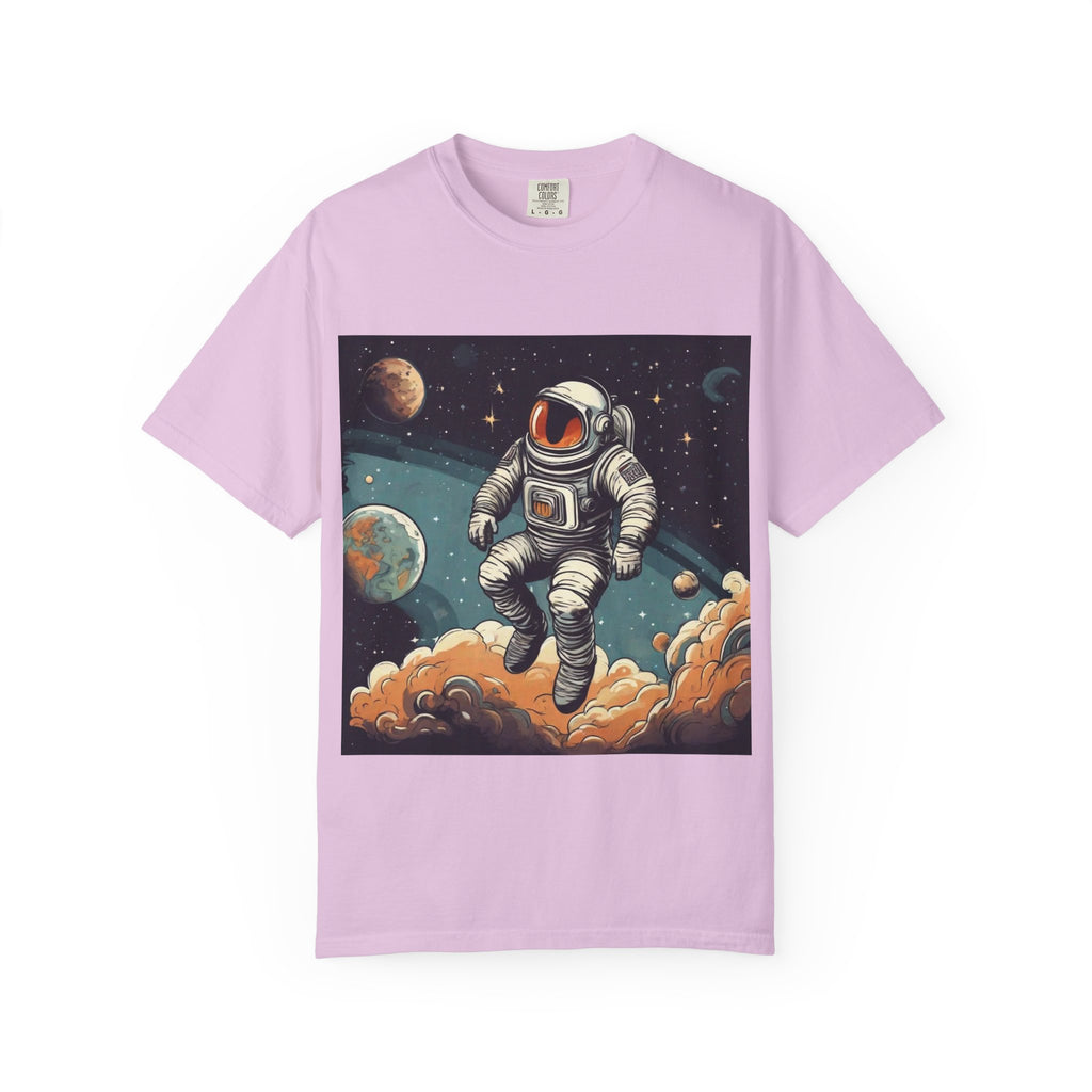 Astronaut Space Art T-Shirt — Vintage Cosmic Explorer Tee