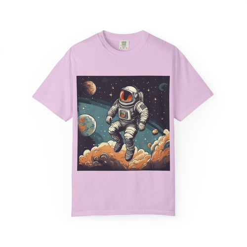 Astronaut Space Art T-Shirt — Vintage Cosmic Explorer Tee