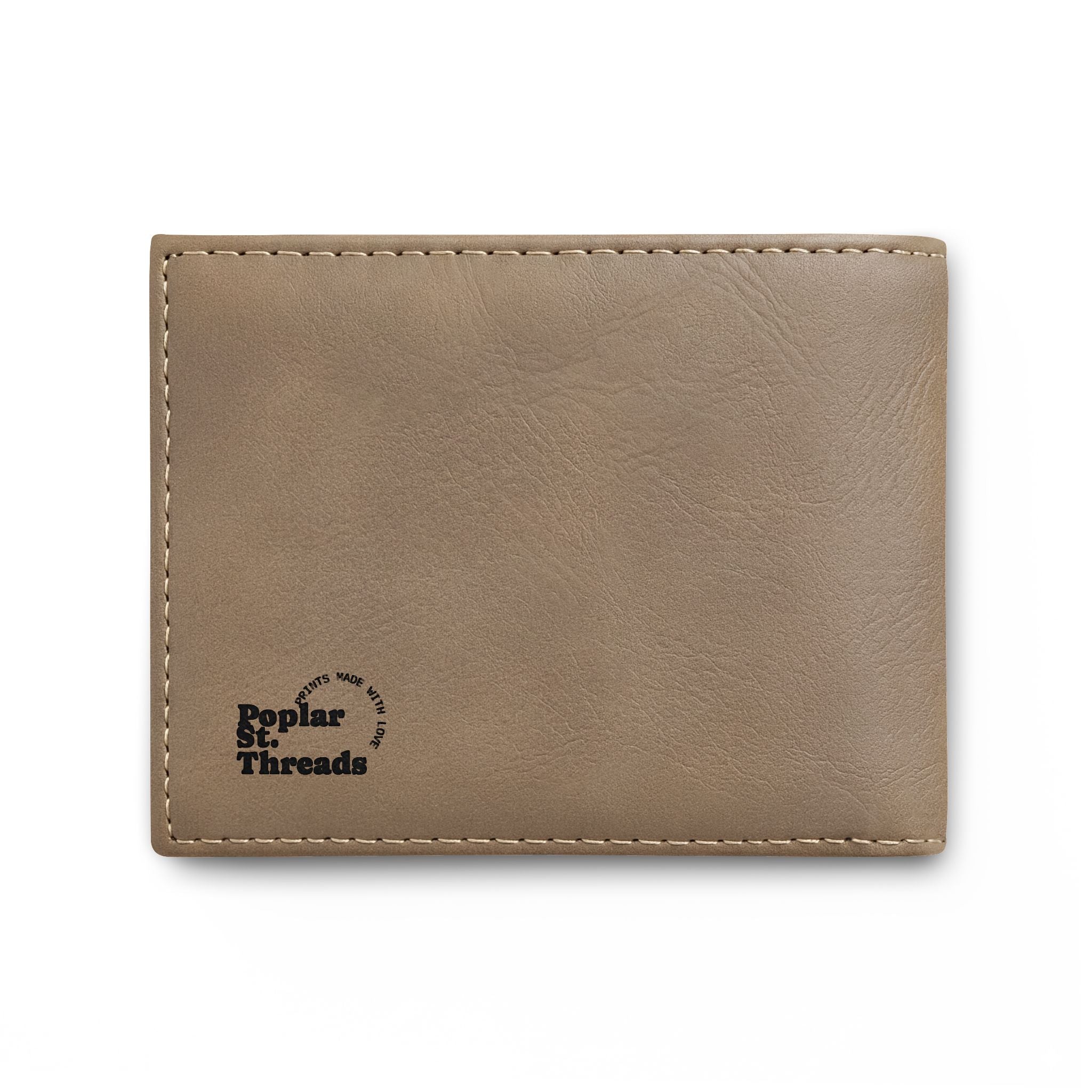 Catfish Leather Bi-Fold Wallet — Slim Flip Wallet for Fishermen