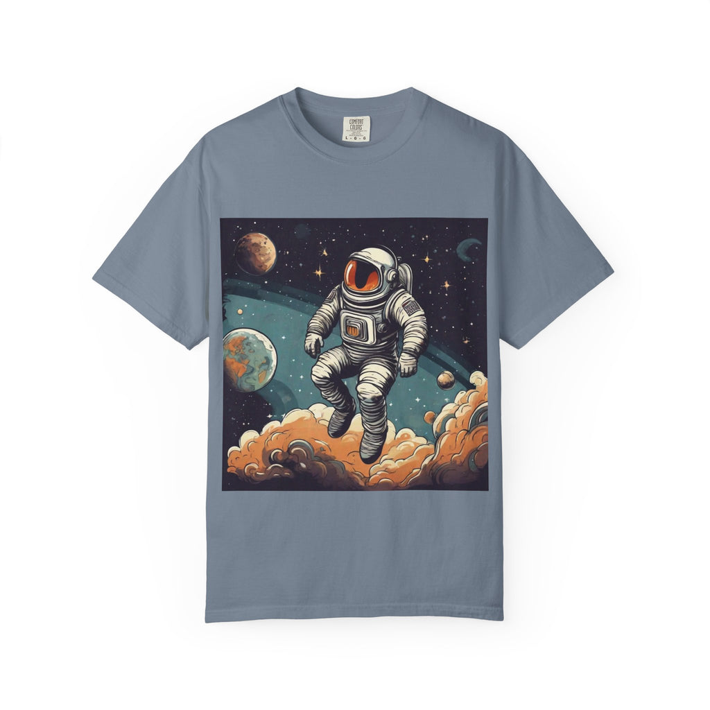 Astronaut Space Art T-Shirt — Vintage Cosmic Explorer Tee