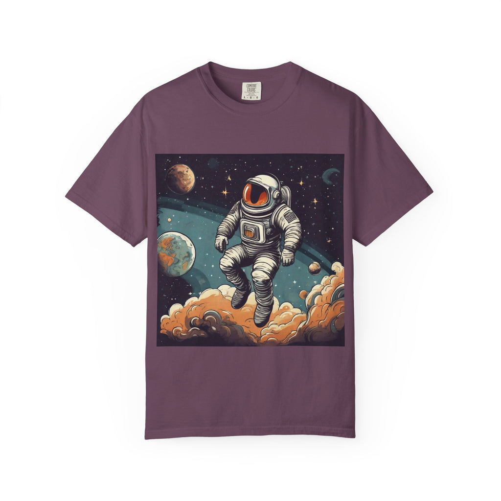 Astronaut Space Art T-Shirt — Vintage Cosmic Explorer Tee